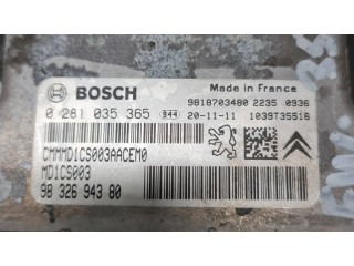 Řídící jednotka 0281035365, 9832694380 Citroen Berlingo 2020