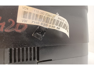 Geschwindigkeitsmesser Cockpit 7H0920850M, 88311346 Volkswagen Transporter - Caravelle T5