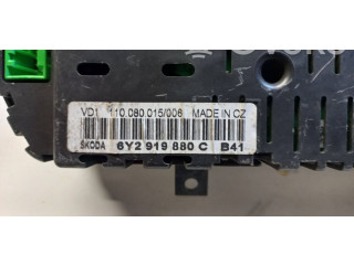Панель приборов 6Y2919880C, 110080015 Skoda Fabia Mk1 (6Y)