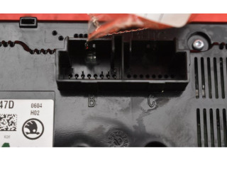 Блок управления климат-контролем 5E0820047D, 5E0820047D   Skoda Octavia Mk3 (5E)