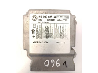 Блок подушек безопасности 1K0909605AA, 5WK43411 Skoda Octavia Mk2 (1Z)