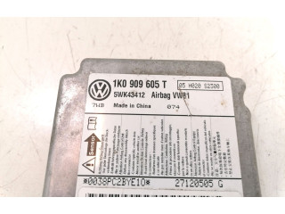 Блок подушек безопасности 1K0909605T, 5WK43412 Skoda Octavia Mk2 (1Z)
