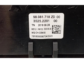 Блок управления климат-контролем 98081718ZD, 35252201   Peugeot Partner III