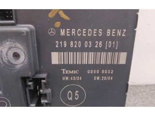 Řídící jednotka 2198200326 Mercedes-Benz CLS AMG C219 2006