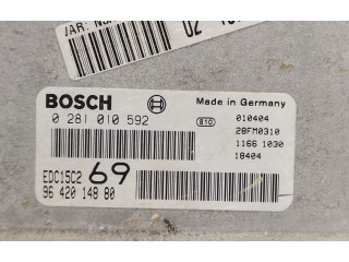 Блок управления двигателя 9642014880, 0281010592   Peugeot 306