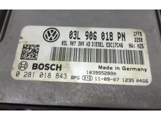 Řídící jednotka 03L906018PN, 0281018843 Volkswagen Beetle A5 2011