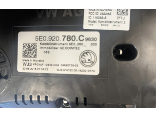 Панель приборов 5E0920780C   Skoda Octavia Mk3 (5E)       