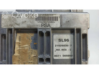 Блок управления двигателем Блок управления 216260357, 9629372880   Peugeot 406