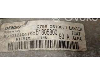 Генератор 51805800   Fiat Punto Evo      