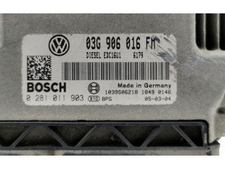 Блок управления двигателя 03G906016FM, 0281011903 Volkswagen Golf SportWagen