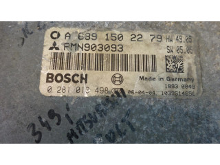 Блок управления двигателя A6391502279, 0281013498 Mitsubishi Colt
