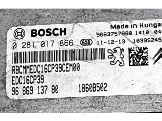 Блок управления двигателя 9663757980   Citroen C-Crosser