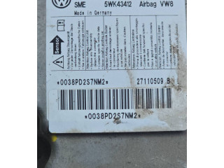 Блок подушек безопасности 1K0909605T, 0038PD2S7NM2   Skoda Superb B6 (3T)