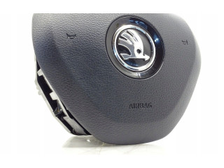 Подушка безопасности водителя 3V0880201T Skoda Superb B8 (3V)