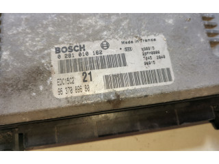 Блок управления двигателя 0281010162, 9637089680 Peugeot 306