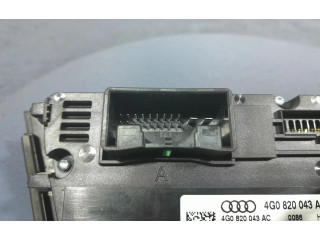 Блок управления климат-контролем 4G0820043AC, 4G0820043AC   Audi A6 Allroad C7