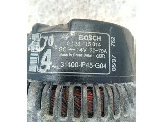 Генератор 31100P45G04, 0123115014   Rover 620      