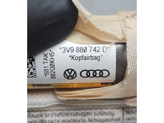 Боковая подушка безопасности 3V9880742D   Skoda Superb B8 (3V)