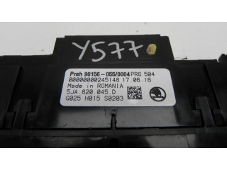 Блок управления климат-контролем 5JA820045D, Y577 Skoda Rapid (NH)