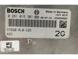 Блок управления двигателя 37820RL0G25, 0281015301 Honda Accord