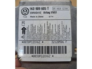 Блок подушек безопасности 1K0909605T, 5WK43412 Skoda Octavia Mk2 (1Z)