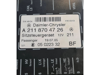 Модуль управления сидением A2118704726   Mercedes-Benz CLK A209 C209