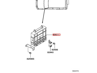 Блок управления коробкой передач MR593604 Mitsubishi Pajero