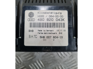 Блок управления климат-контролем 4B0820043K, 4B0820043K   Audi A6 S6 C5 4B
