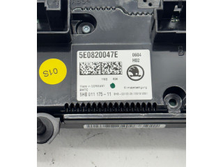 Блок управления климат-контролем 5F0820047E, 5HB01117511   Skoda Octavia Mk3 (5E)