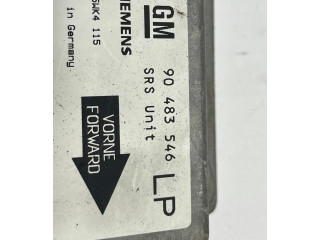 Блок подушек безопасности 90483546 Opel Tigra A