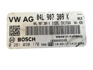 Блок управления двигателя 04L907309K, 0281030170 Volkswagen Caddy