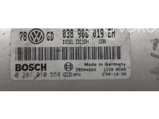 Řídící jednotka 038906019EH, 0281010558 Volkswagen Passat Alltrack 2000