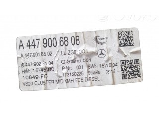 Přístrojová deska  Mercedes-Benz V Class W447 2017 A4479006808  