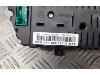 Панель приборов 6Y1920890G Skoda Fabia Mk1 (6Y)