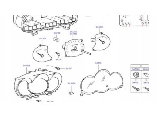 Přístrojová deska Hyundai Atos Prime 2008 9442002012, 9442002012