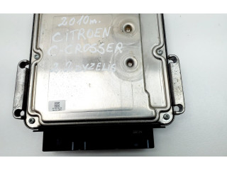 Блок управления двигателя 9663757980, 0281013666 Citroen C-Crosser