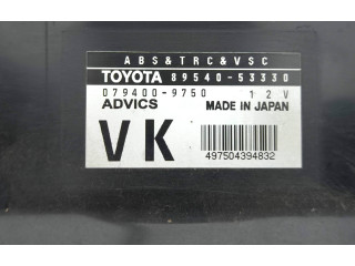 Блок управления АБС 8954053330, 0794009750 Lexus IS 220D-250-350