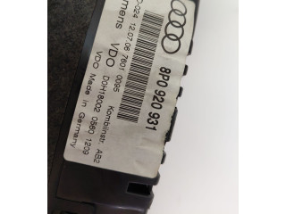Панель приборов 8P0920931 Audi A3 S3 8P