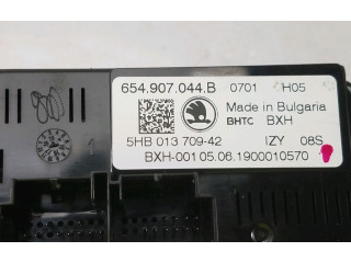 Блок управления климат-контролем 654907044B, W2-8212N Skoda Scala