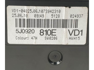 Панель приборов 5J0920810E Skoda Fabia Mk2 (5J)