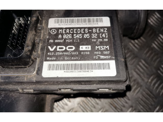 Блок управления двигателя A0265450532, A1661402100   Mercedes-Benz A W168