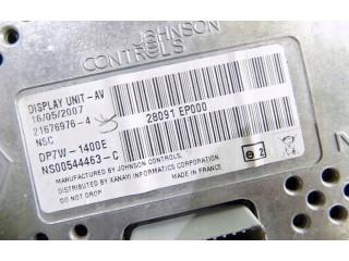 Экран/ дисплей / маленький экран    Nissan Navara D40       