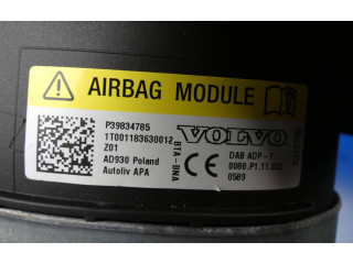 Подушка безопасности водителя 39834785, 1T001183630012 Volvo S60