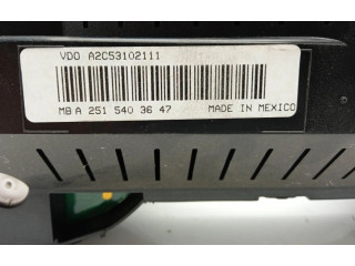 Панель приборов A2515403647   Mercedes-Benz ML W164       