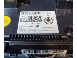 Блок управления климат-контролем 5E0820047D Skoda Octavia Mk3 (5E)