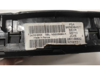 Блок управления климат-контролем 9658084577, 281138632 Citroen C4 I