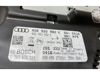 Панель приборов 4G8920982K Audi A7 S7 4G