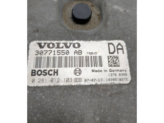 Блок управления двигателя 30771550, 0281012103 Volvo S60