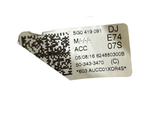 Руль Volkswagen e-Golf 2014 - года 5G0419091, 503433470