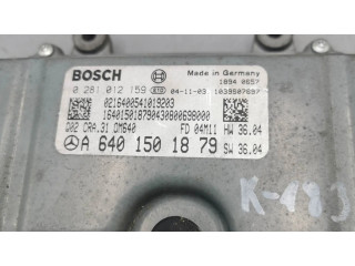 Блок управления двигателя A6401501879, 0281012159 Mercedes-Benz B W245